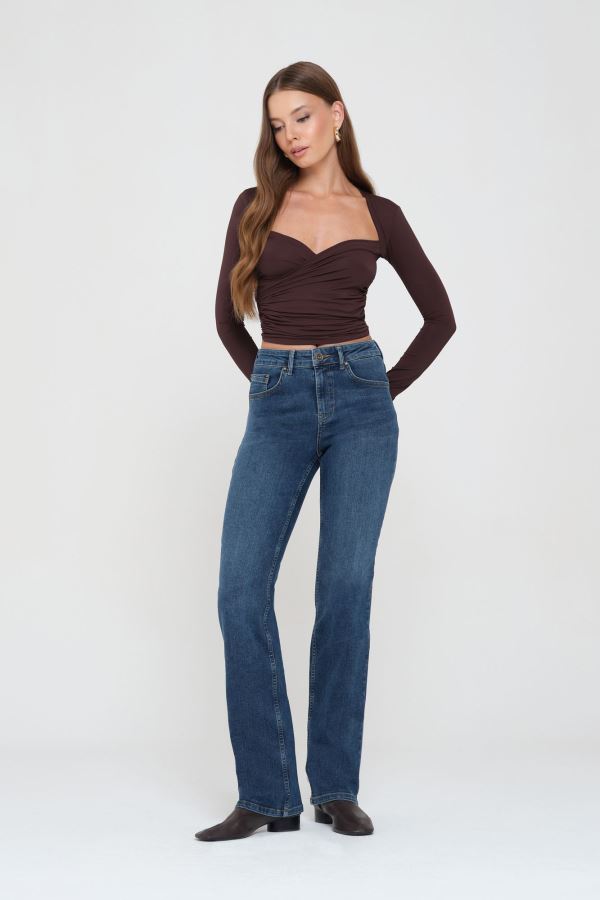 Mavi Boot Cut Kadın Jean Pantolon