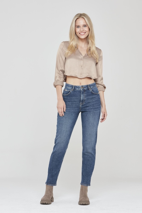 Mavi Boyfrıend Kadın Jean Pantolon