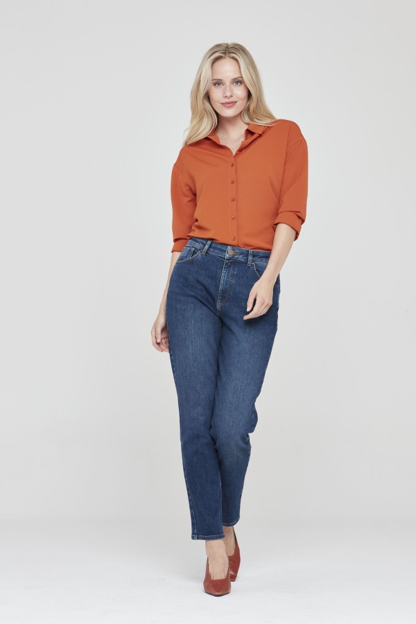 Mavi Boyfrıend Kadın Jean Pantolon