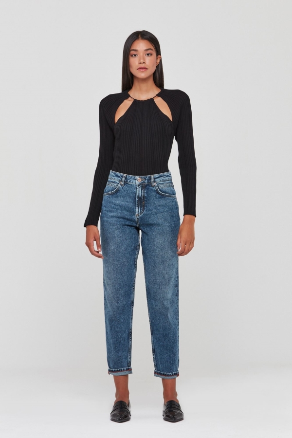 Mavi Boyfrıend Kadın Jean Pantolon