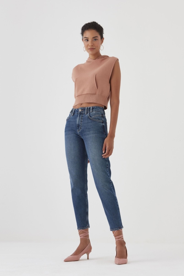 Mavi Boyfrıend Kadın Jean Pantolon