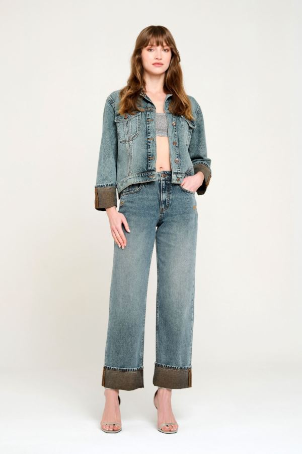 Mavi Kadın Jean Ceket