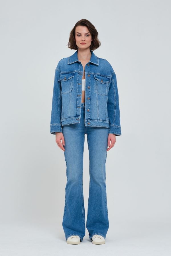 Mavi Kadın Jean Jacket