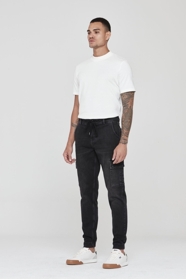 Gri Jogger Erkek Jean Pantolon