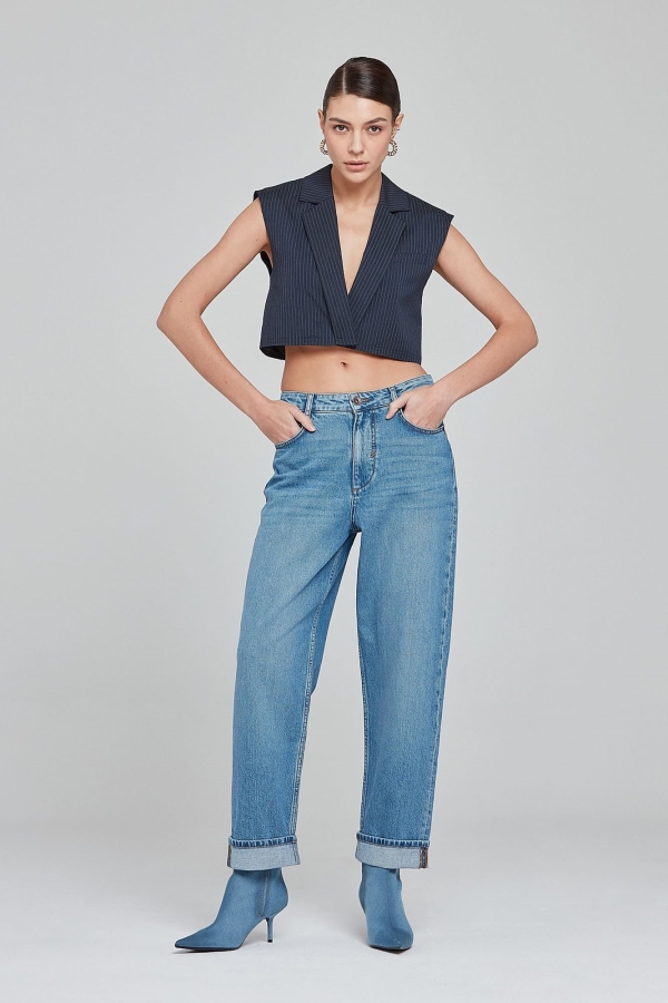 Mavi Loose Kadın Jean Pantolon