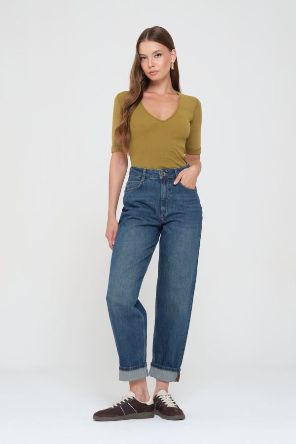 Mavi Loose Kadın Jean Pantolon