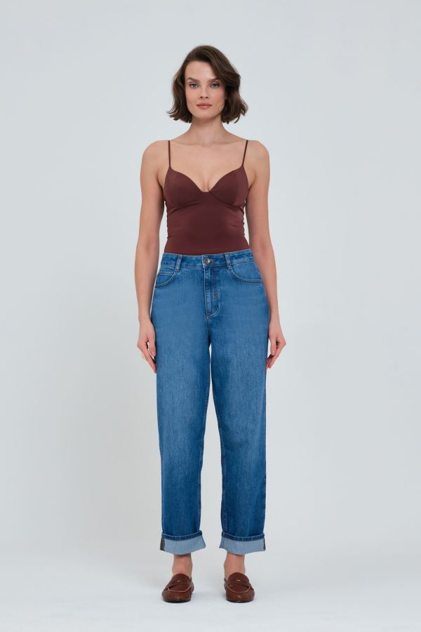 Mavi Loose Kadın Jean Pantolon