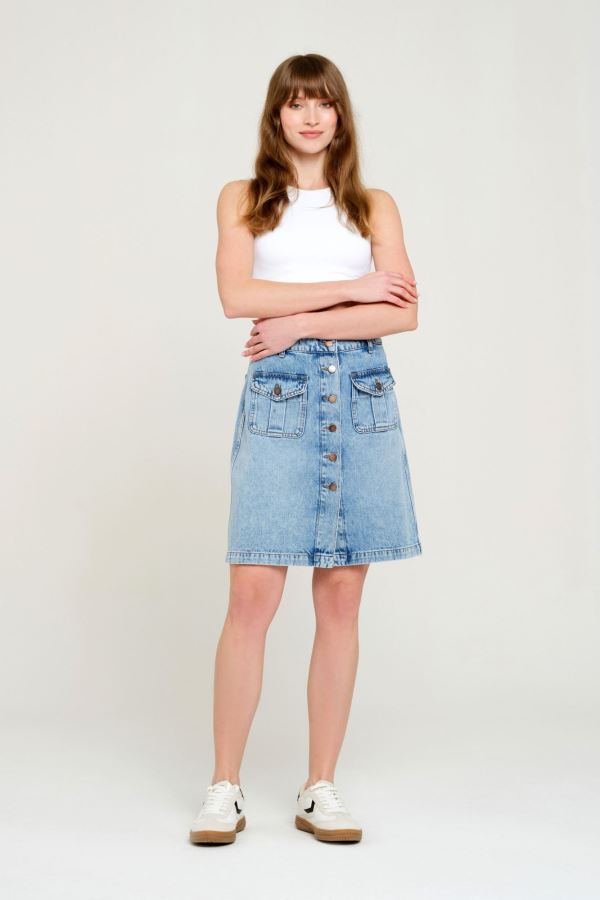 Mavi Kadın Jean Etek