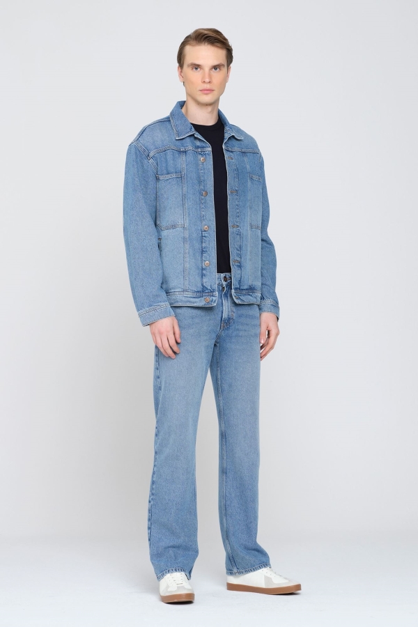 Mavi Erkek Kot Ceket