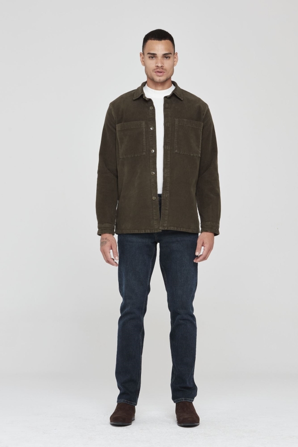 Yeşil Erkek Kot Ceket