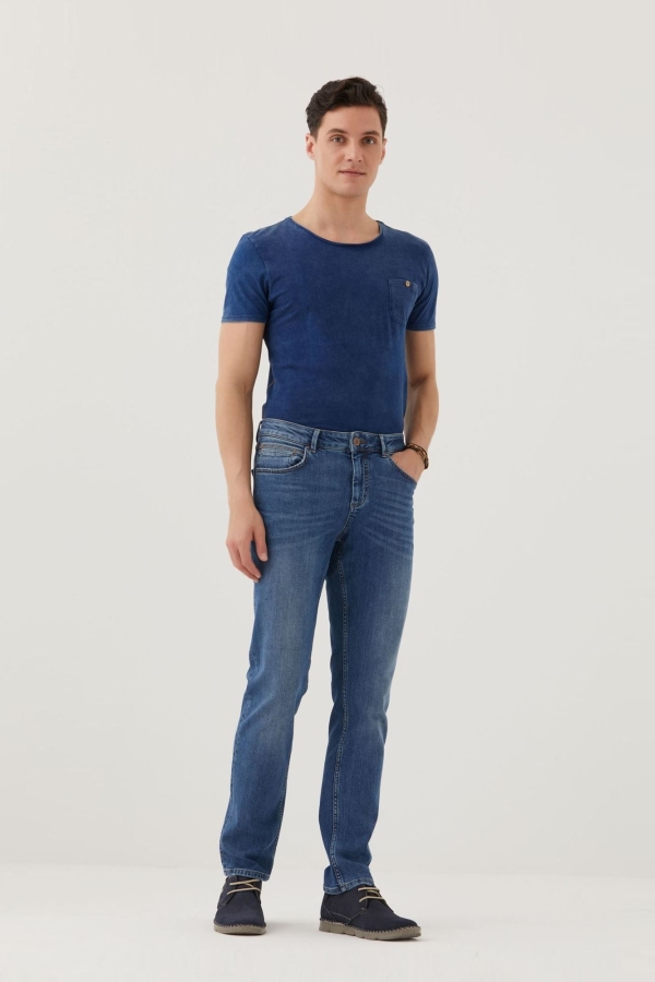 Slım Straıght Erkek Jean Pantolon