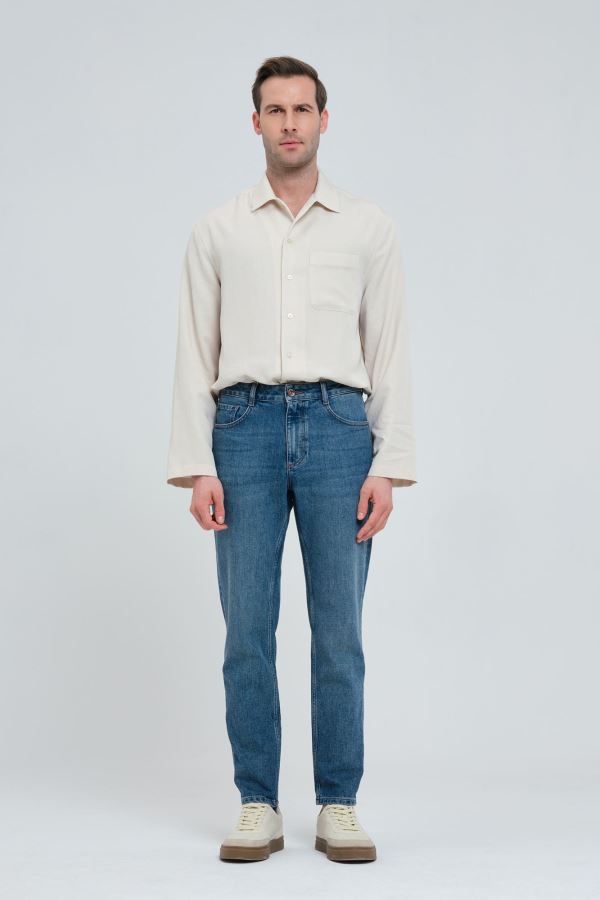 Mavi Slım Tapered Erkek Jean Pantolon