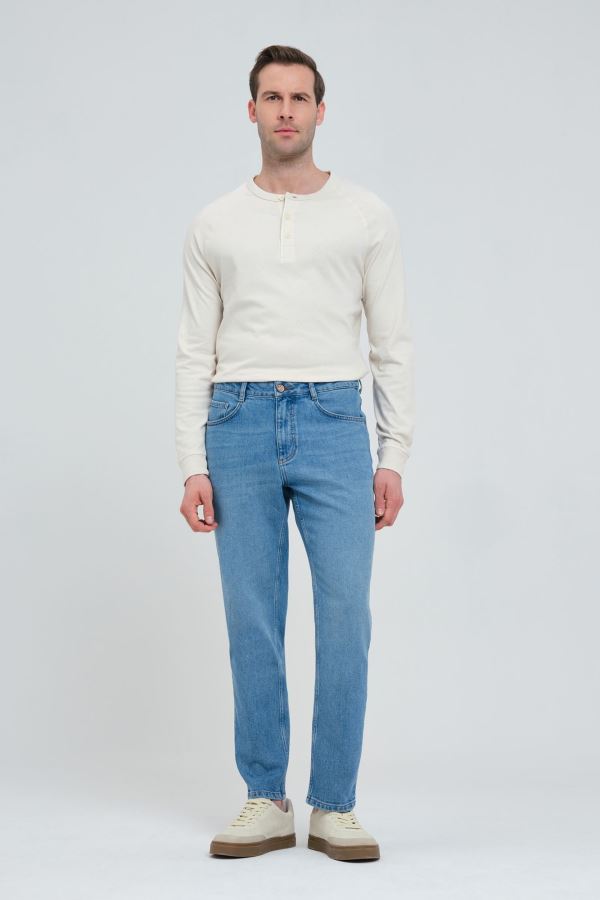 Mavi Slım Tapered Erkek Jean Pantolon