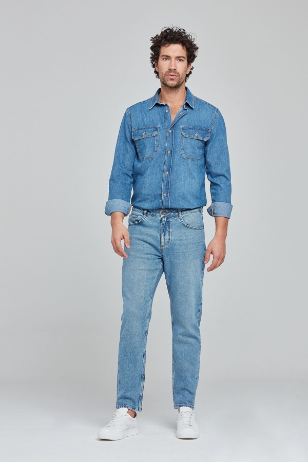 Mavi Slım Tapered Erkek Jean Pantolon