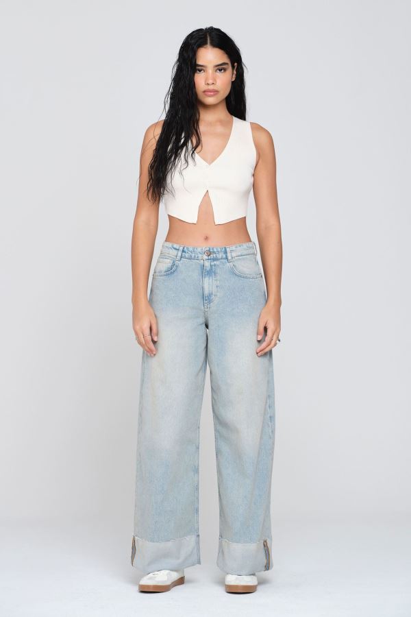 Mavi Wıde Leg Kadın Jean Pantolon