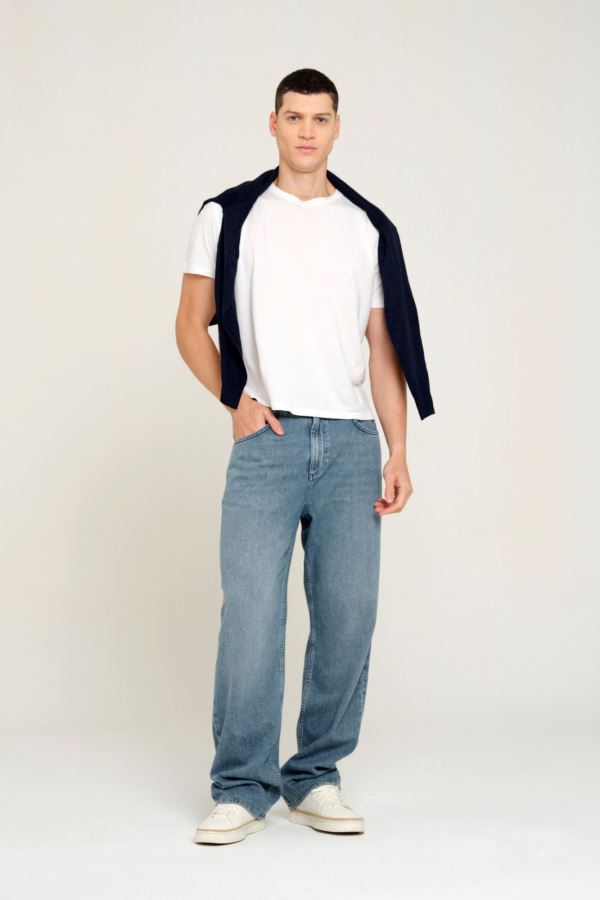 Mavi Wıde Leg Erkek Jean Pantolon