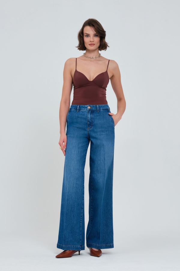 Mavi Wıde Leg Kadın Jean Pantolon