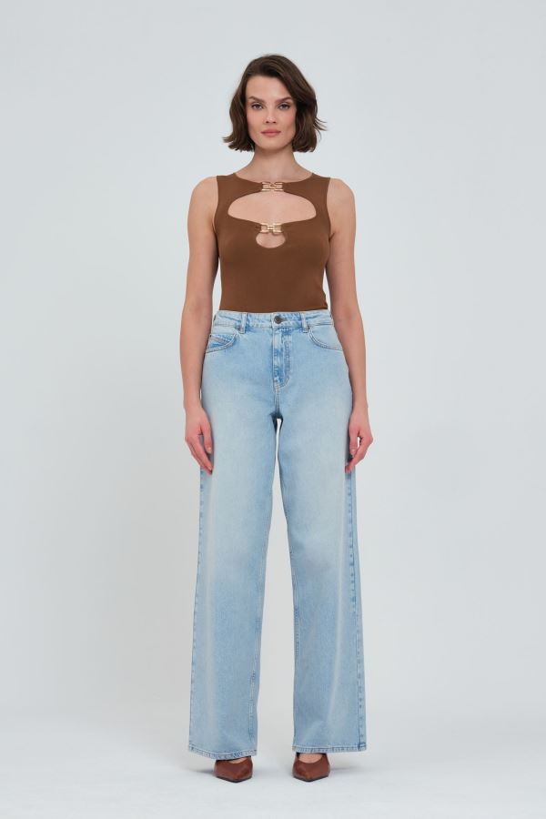 Mavi Wıde Leg Kadın Jean Pantolon