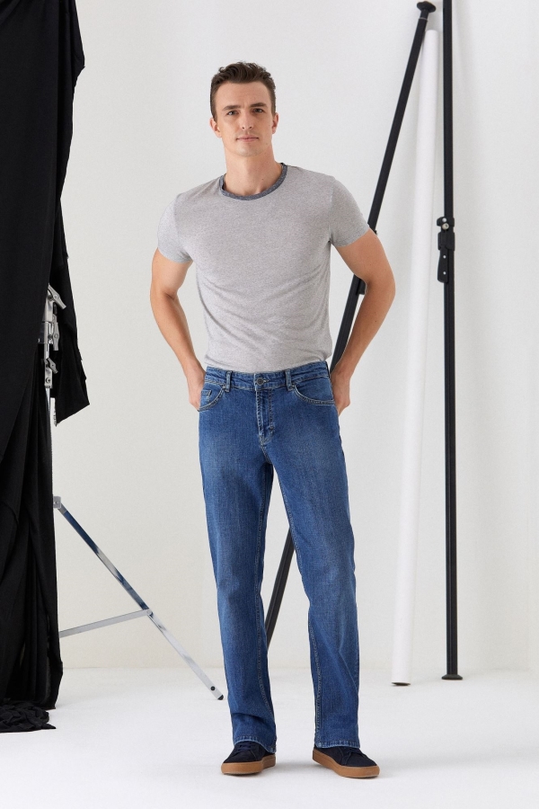 Mavi Wıde Leg Erkek Jean Pantolon